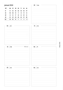 2024 Weekly 1w1p - no.01  | Printable