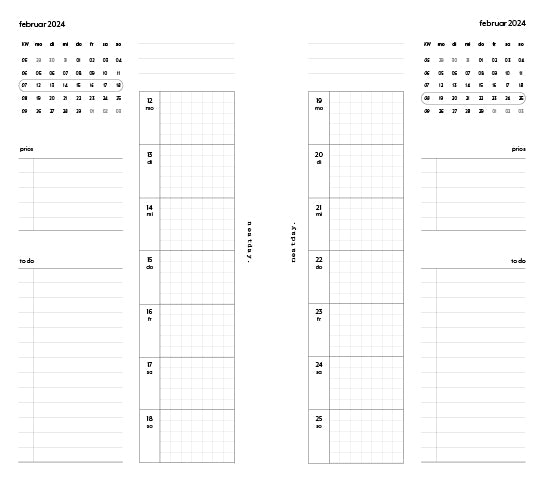 2024 weekly 1w1p - no.02 | Insert Personal