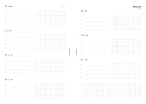 2024 weekly 1w2p - no.04 | Insert DIN A5