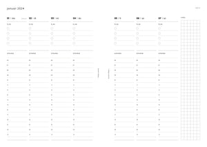 2024 weekly vertikal 1w2p - no.05 | Insert Din A5