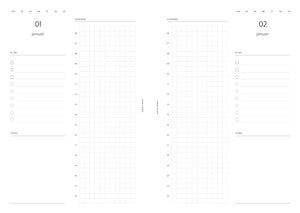 2025 daily flexible Q1-4 - no.06 | Insert DIN A5